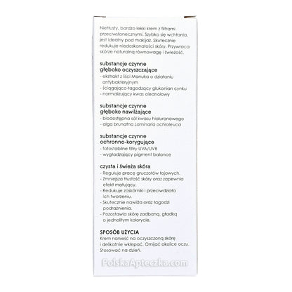 Ziaja Manuka Leaf Moisturizing Cream SPF 10