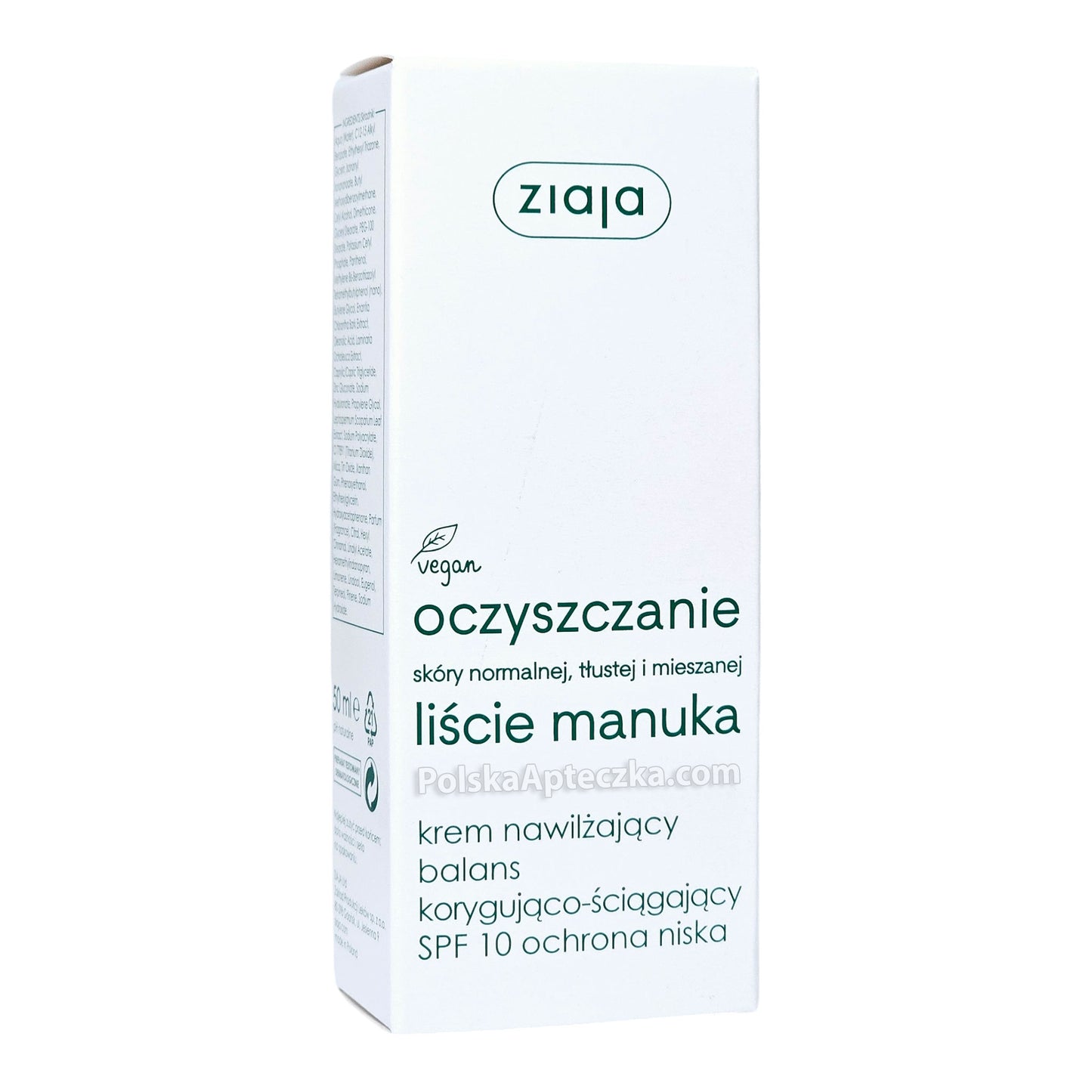 Ziaja Manuka Leaf Moisturizing Cream SPF 10