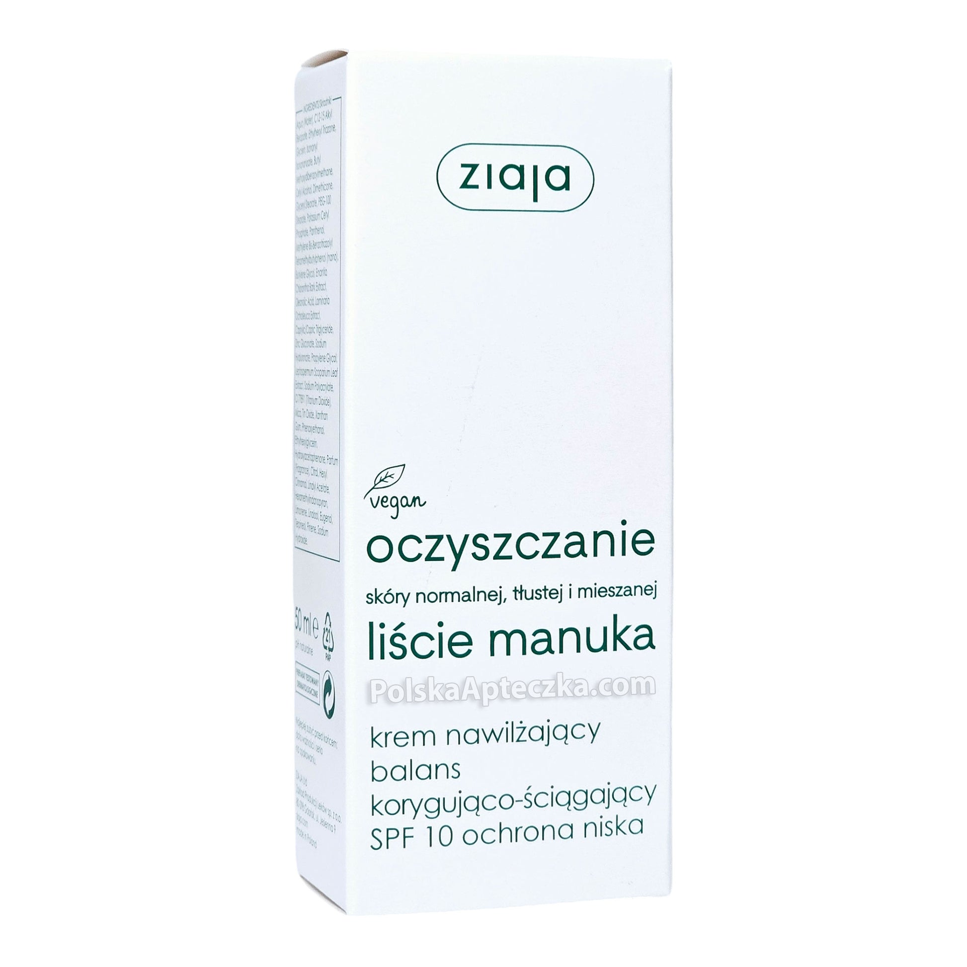 Ziaja Manuka Leaf Moisturizing Cream SPF 10