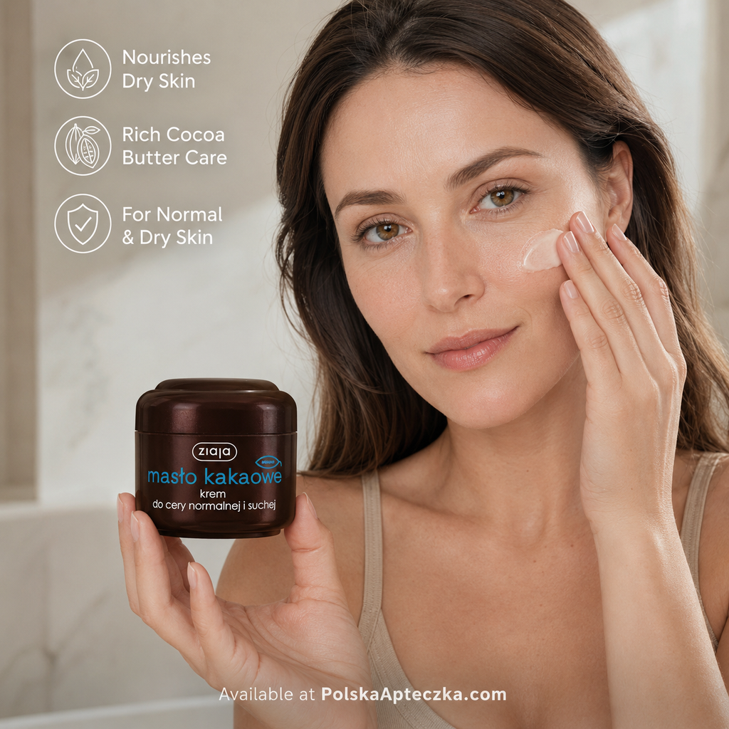 Ziaja Cocoa Butter Face Cream for Normal and Dry Skin 50ml Lifestyle