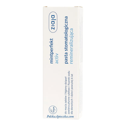 Ziaja Mintperfekt Activ Pasta Stomatologiczna Remineralizująca 75ml