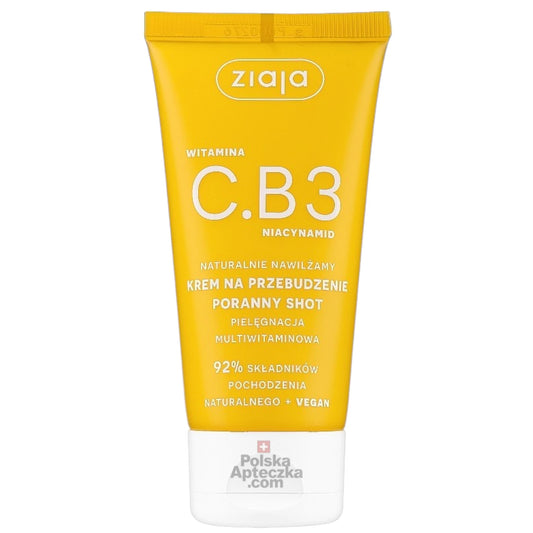 Ziaja Vitamin C.B3 Morning Shot Cream Multivitamin Skincare 50ml