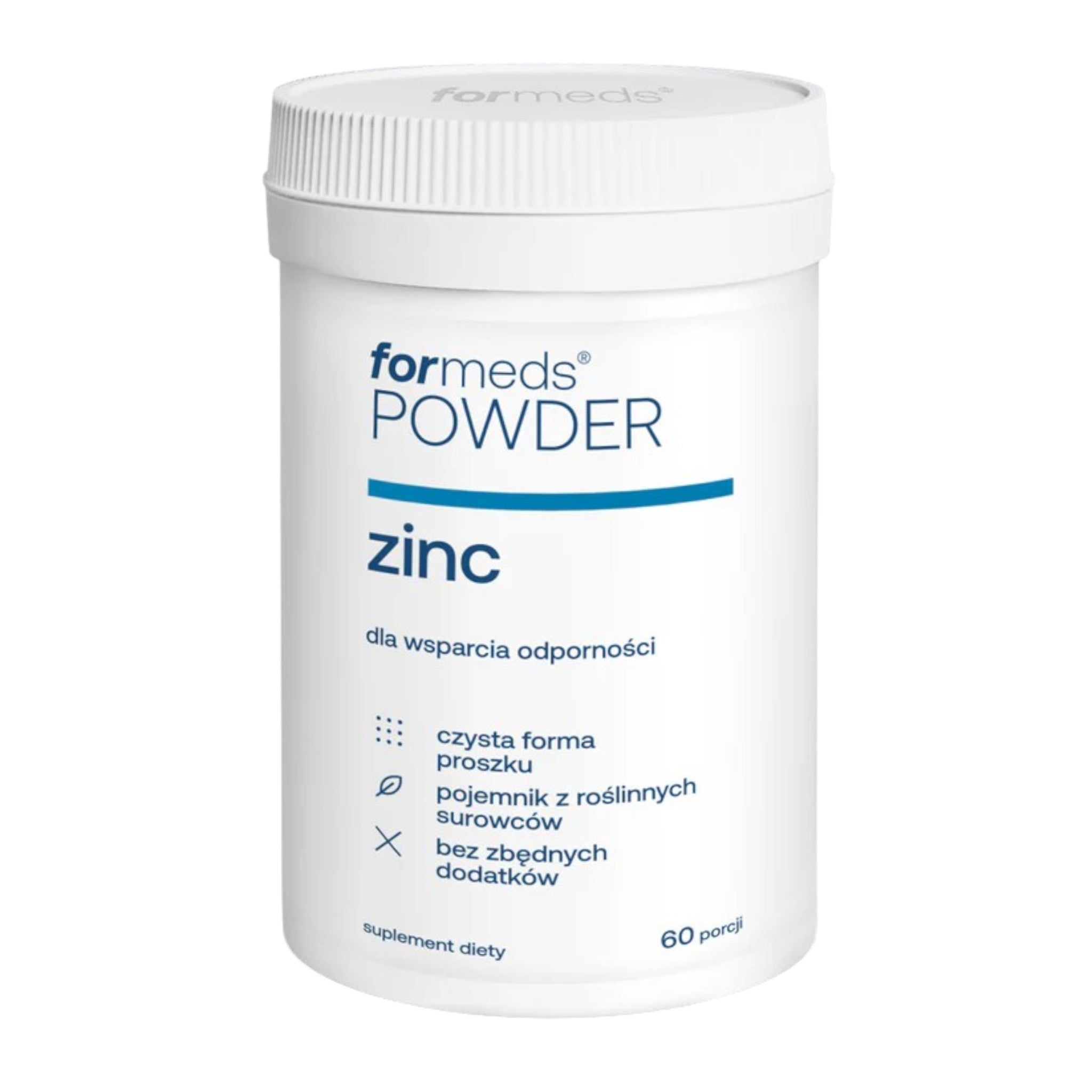 Formeds POWDER Zinc – Pure Zinc Powder for Immune Support – 60 Servings