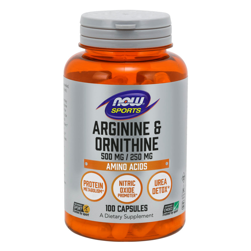 Arginine & Ornithine 500/250 mg, Amino Acids, 100 Veg Capsules - Apteczka | Proton Nutrition