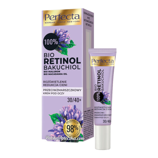 Perfecta, Bio Retinol 30/40+ krem przeciwzmarczkowy pod oczy 15ml
