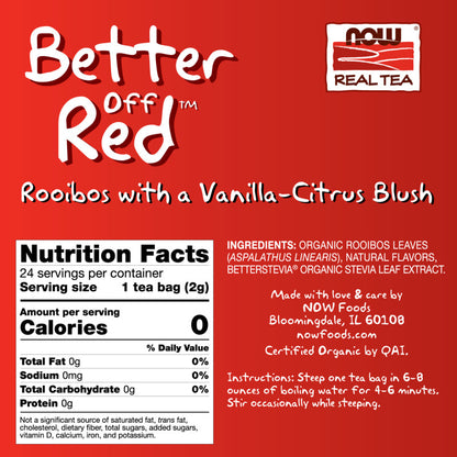 Better Off Red™ Rooibos Tea - 24 Tea Bags