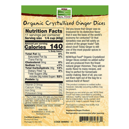 Ginger Slices, Crystallized & Organic - 12 oz.