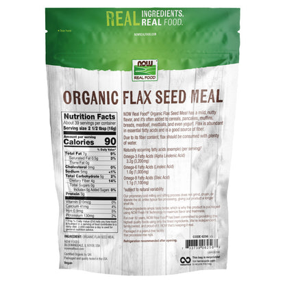 Flax Seed Meal, Organic - 22 oz.