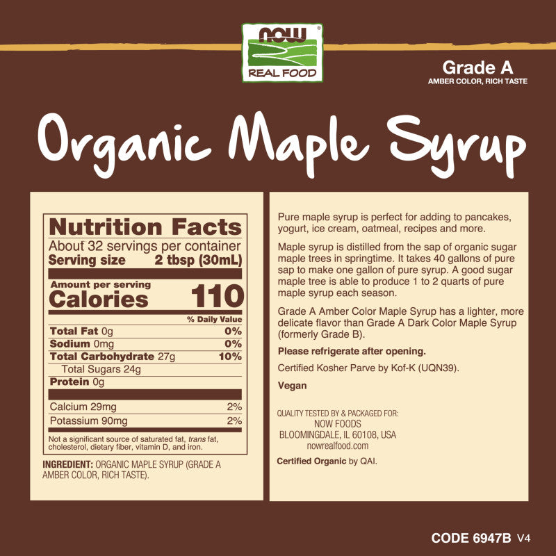 organic maple syrup