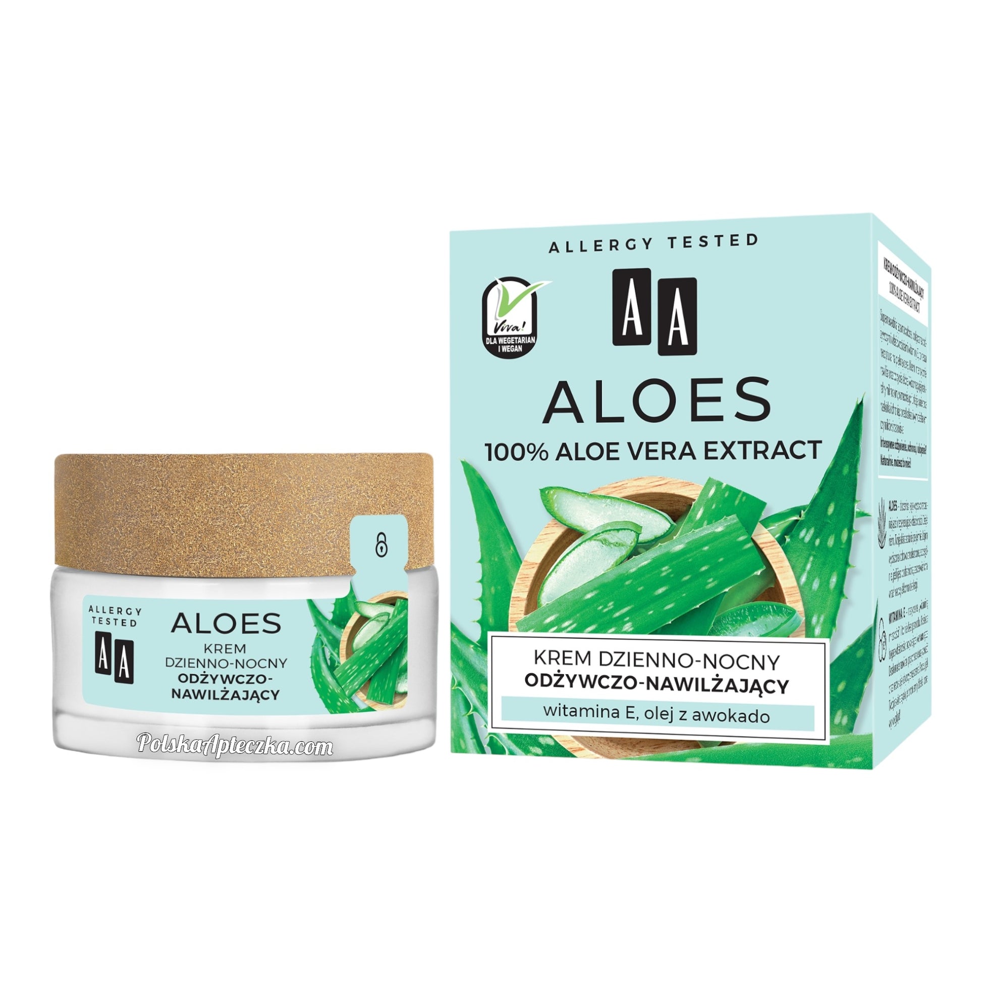 AA Oceanic, Aloes krem odżywczo-nawilżający dzień/noc 50 ml
