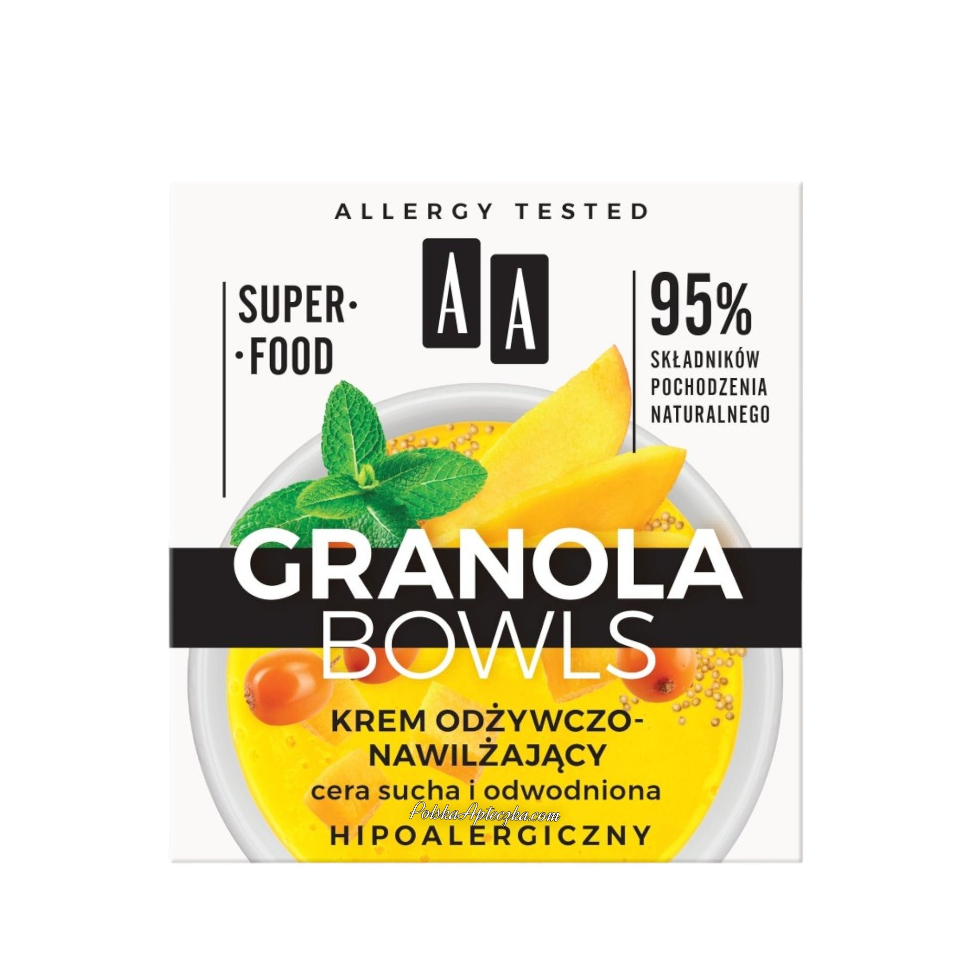 AA Oceanic, Granola Bowls krem odżywczo-nawilżający cera sucha i odwodniona 50ml