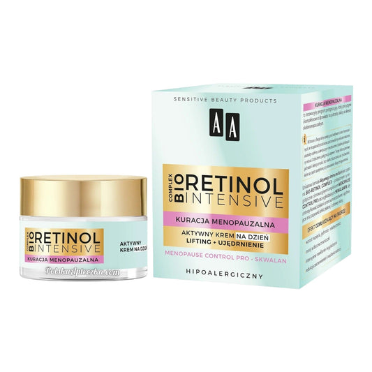 AA Oceanic, Retinol Intensive Kuracja Menopauzalna aktywny krem na dzień ujędrniający 50ml