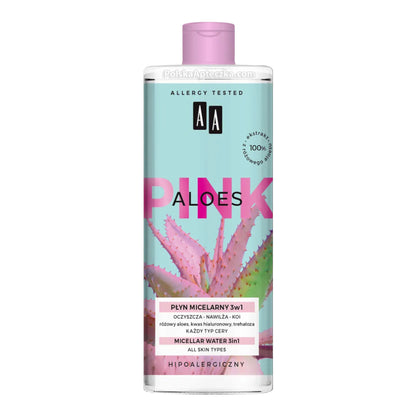 AA Pink Aloe Micellar Water 3-in-1, 400ml
