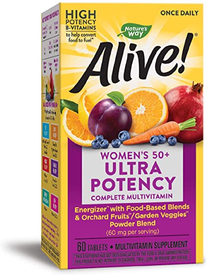 Alive Women's 50+ Ultra Potency Multivitamin 60 tablets