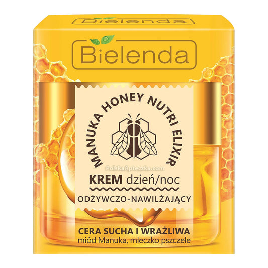 Bielenda, Manuka Honey Nutri Elixir krem odżywczo-nawilżający cera sucha i wrażliwa 50ml