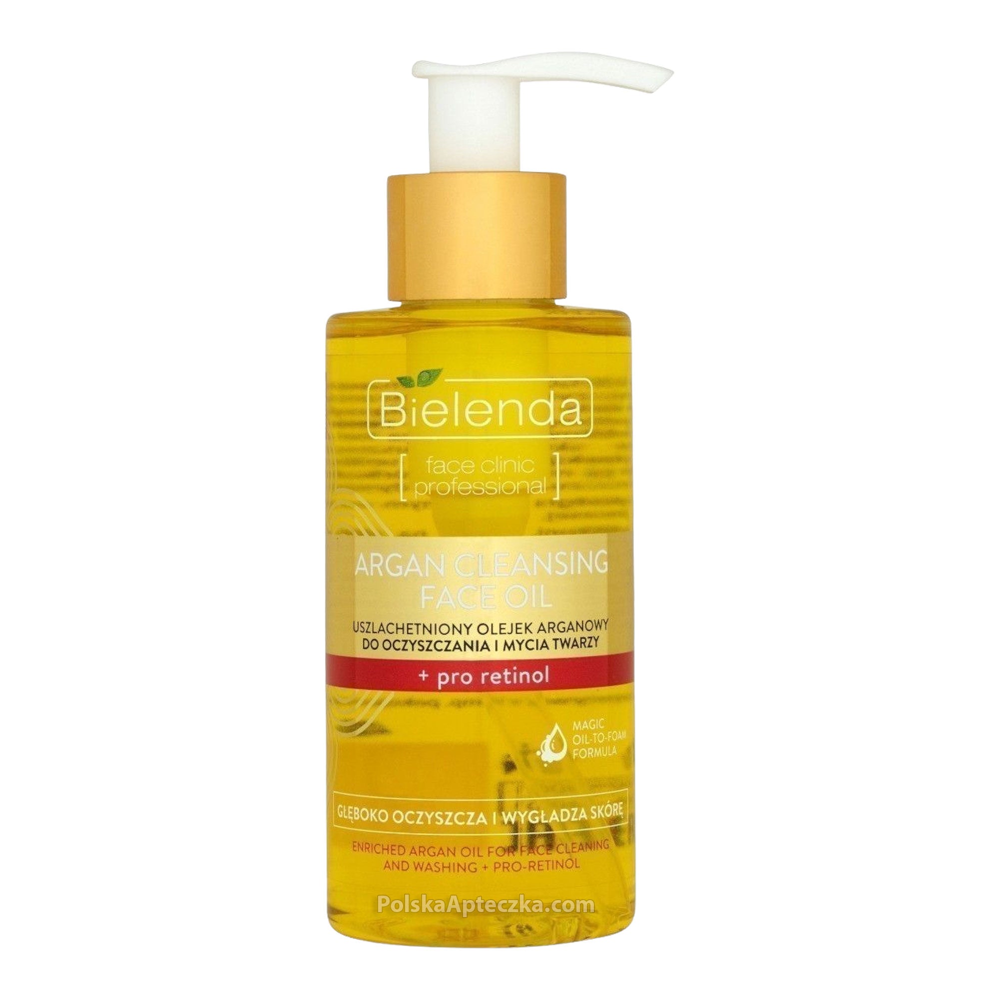 Bielenda Argan Cleansing Face Oil with Pro-Retinol 140 ml