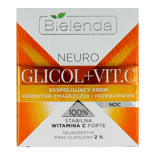 Bielenda Neuro Glicol Vitamin C Night Exfoliating Cream 50ml