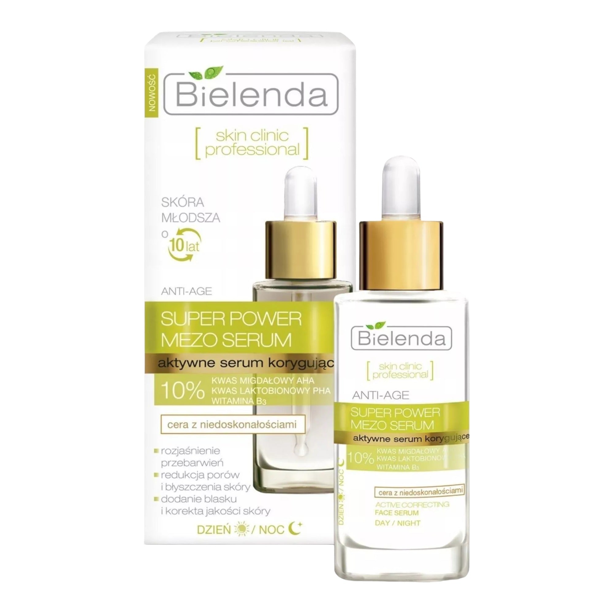 Bielenda Super Power Mezo Serum 10% AHA PHA B3 30 ml