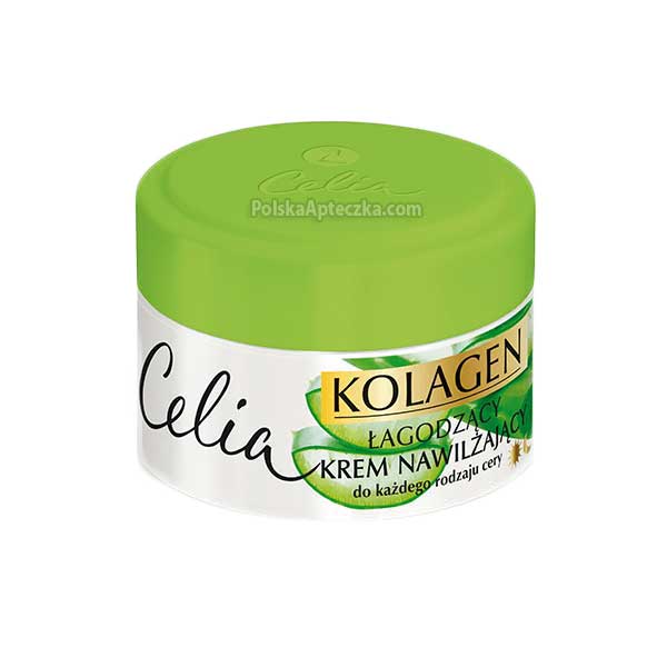 Celia Kolagen Soothing Moisturizing Cream with Aloe 50 ml jar