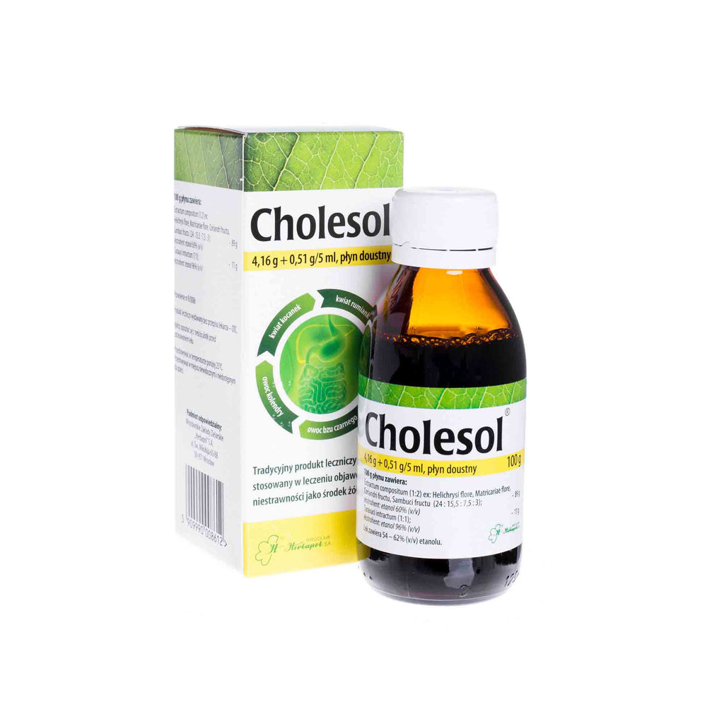 Cholesol 100g Herbal Liquid for Bile Flow and Digestion Support