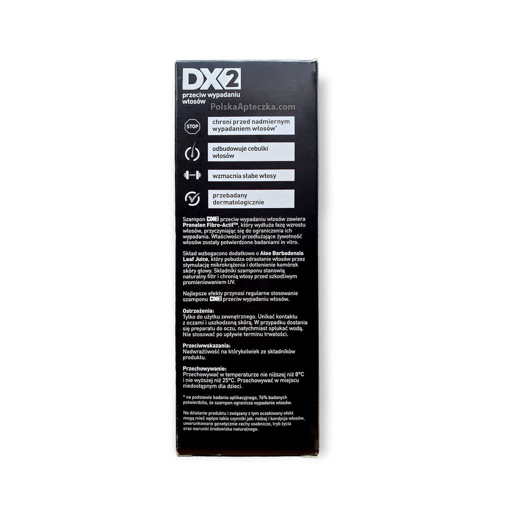 DX2 men’s anti-hair loss shampoo 150ml for thinning weakened hair and scalp care Ingredients