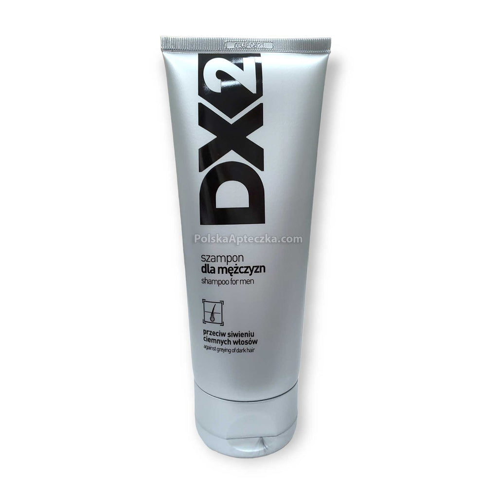 DX2 szampon dla mężczyzn przeciw siwieniu ciemnych włosów 150 ml stopniowo przyciemniający siwe włosy