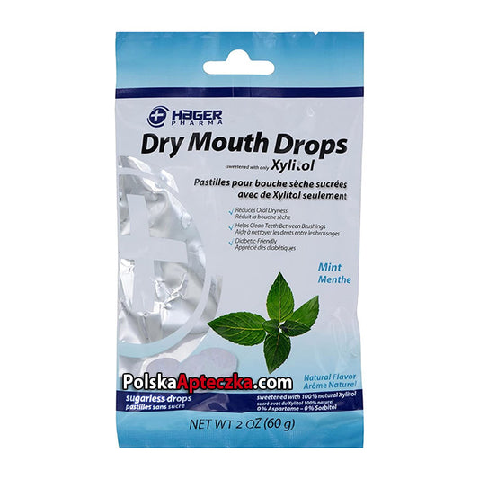 Dry Mouth Drops, Mint, 60g