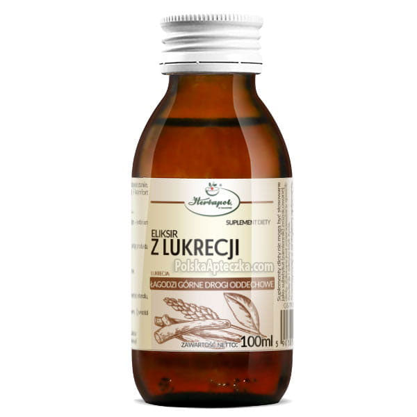 Elixir z lukrecji 100ml, Herbapol