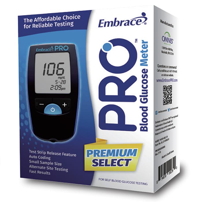 Embrace PRO Blood Glucose Meter