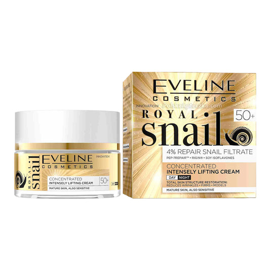 Eveline, Royal Snail 50+ krem na dzień i noc 50 ml