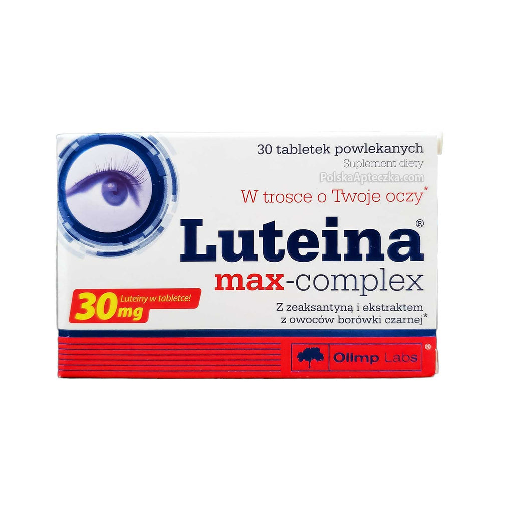 Luteina Max-Complex 30mg 30 Tablets – Olimp Labs Eye Health Supplement