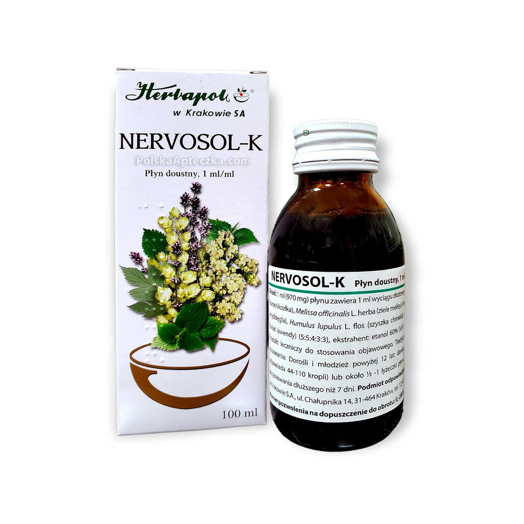 Nervosol płyn doustny, 100ml, Herbapol