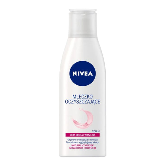 Nivea Aqua Effect Mleczko Oczyszczające cera sucha i wrażliwa 200ml