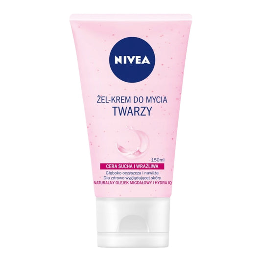 Nivea Aqua Effect żel-krem do mycia twarzy cera sucha i wrażliwa 150ml