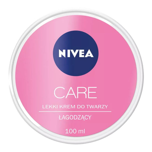 Nivea Care Lekki krem do twarzy łagodzący 100ml