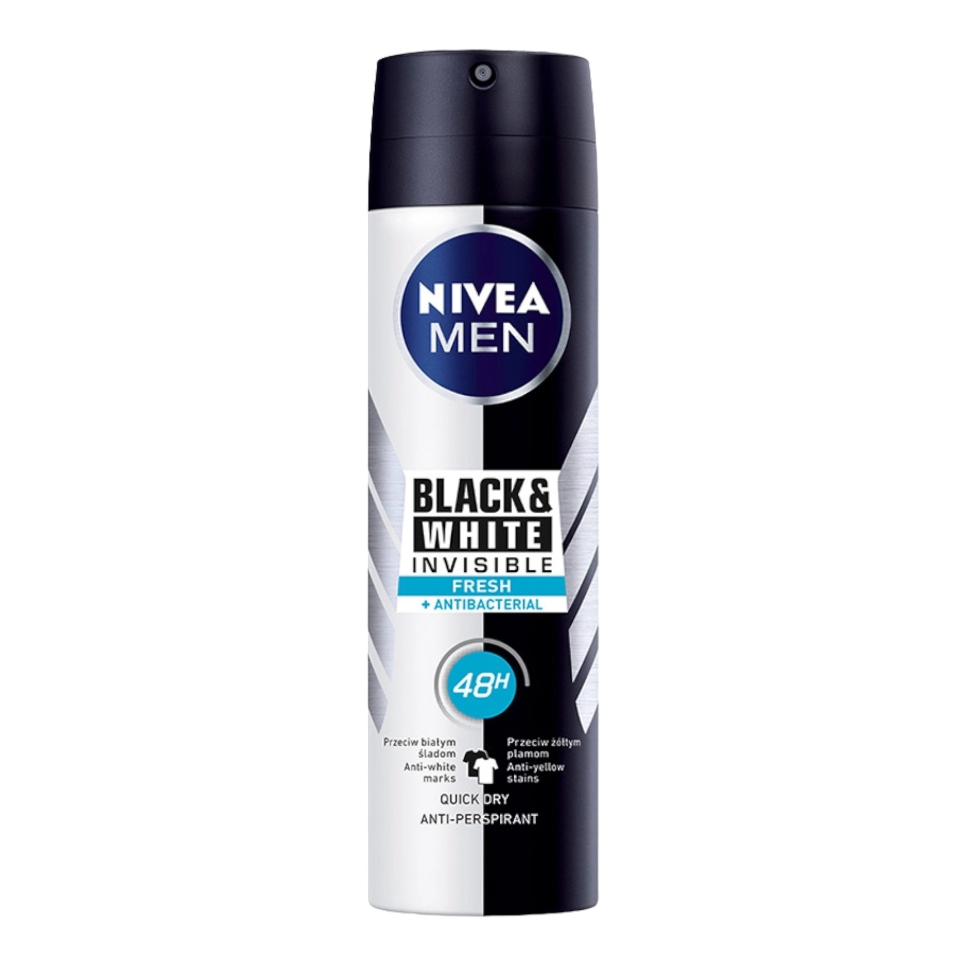 Nivea Men Invisible Black & White FRESH anti-perspirant spray 150ml