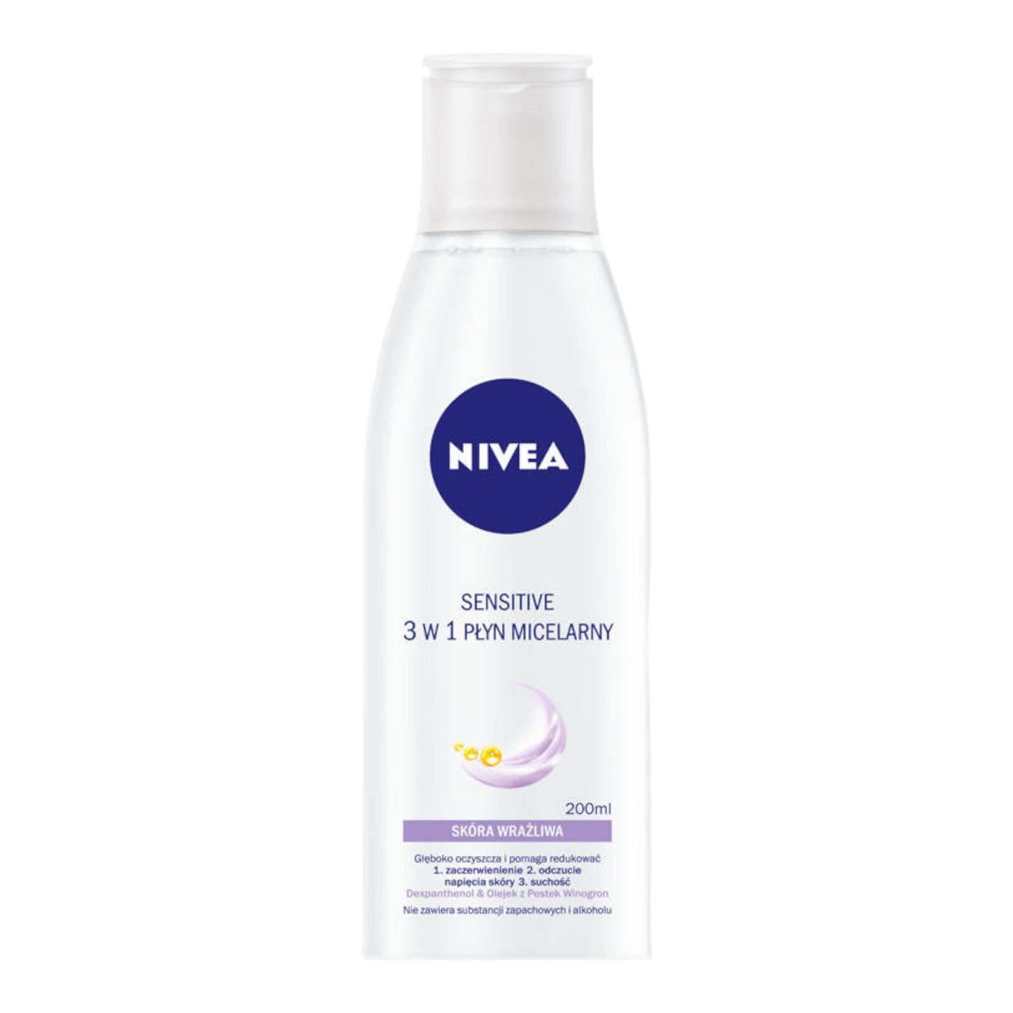 Nivea Sensitive Płyn miceralrny 3w1 skóra wrażliwa 200ml