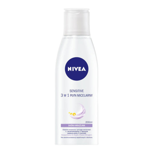 Nivea Sensitive Płyn miceralrny 3w1 skóra wrażliwa 200ml