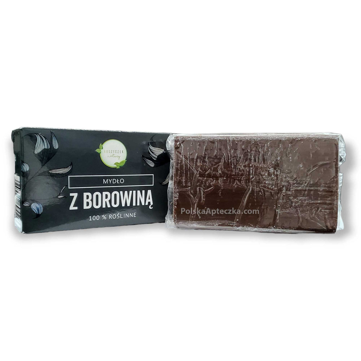 Peat Mud Soap – 100% Plant-Based for Dry & Sensitive Skin 100g Box and bar