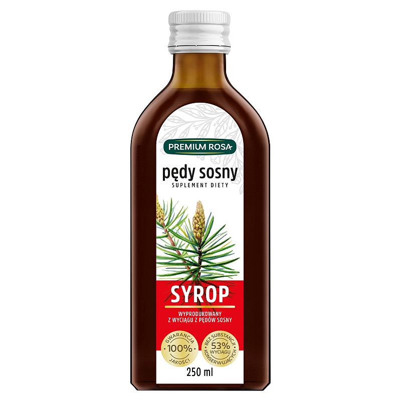 Pedy Sosny Syrop 250 ml Premium Rosa Polska Apteczka