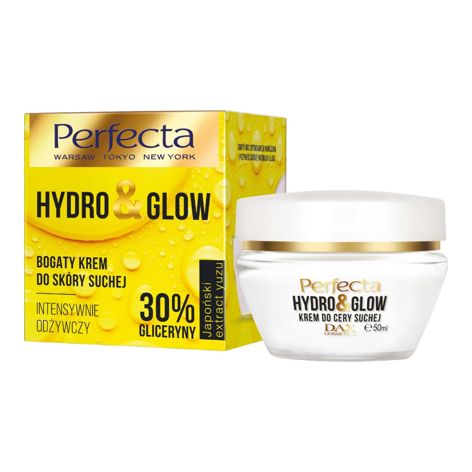 Perfecta, Hydro & Glow krem do skóry suchej intensywnie odżywczy 50ml