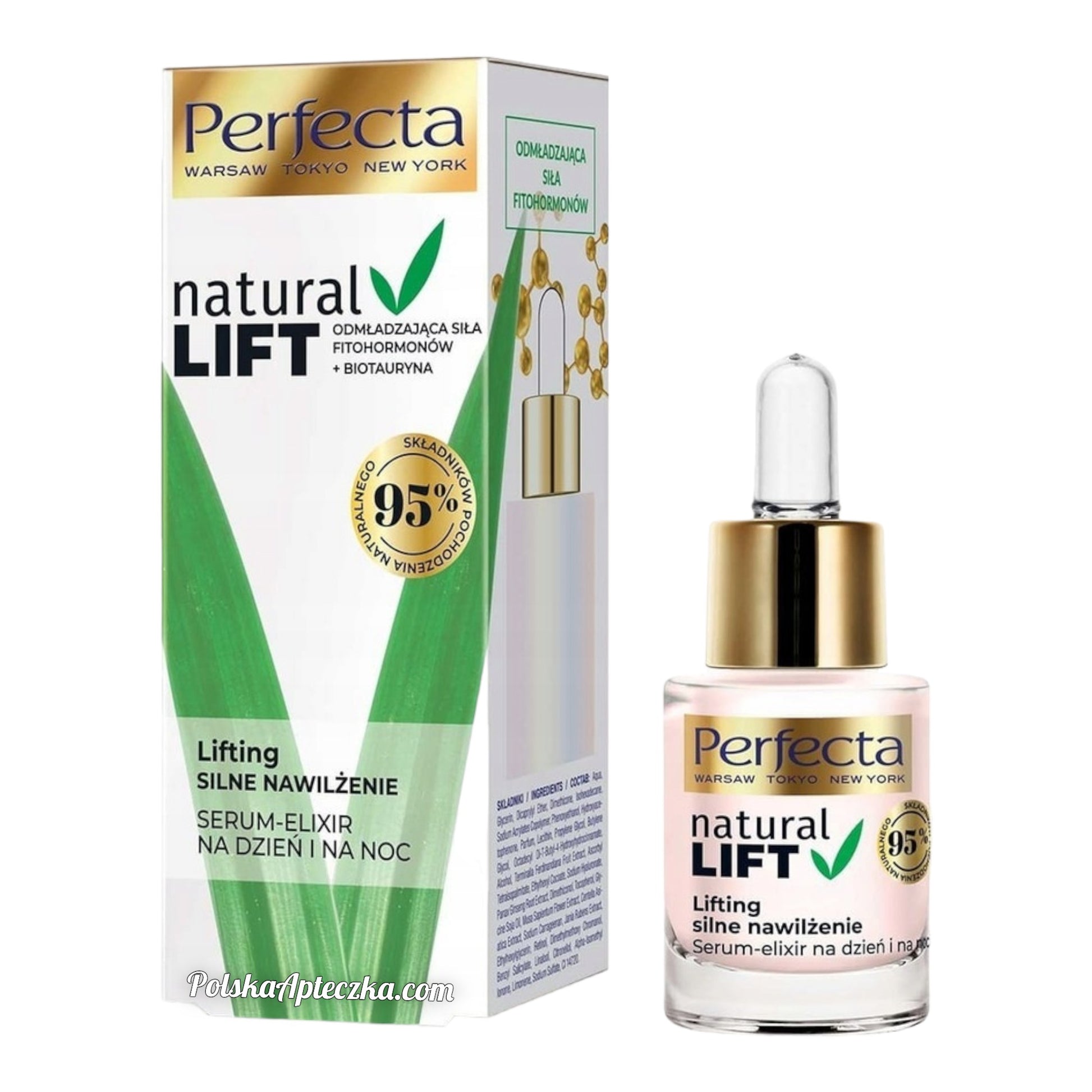 Perfecta, Natural Lift Serum eliksir lifting + silne nawilzenie 30ml