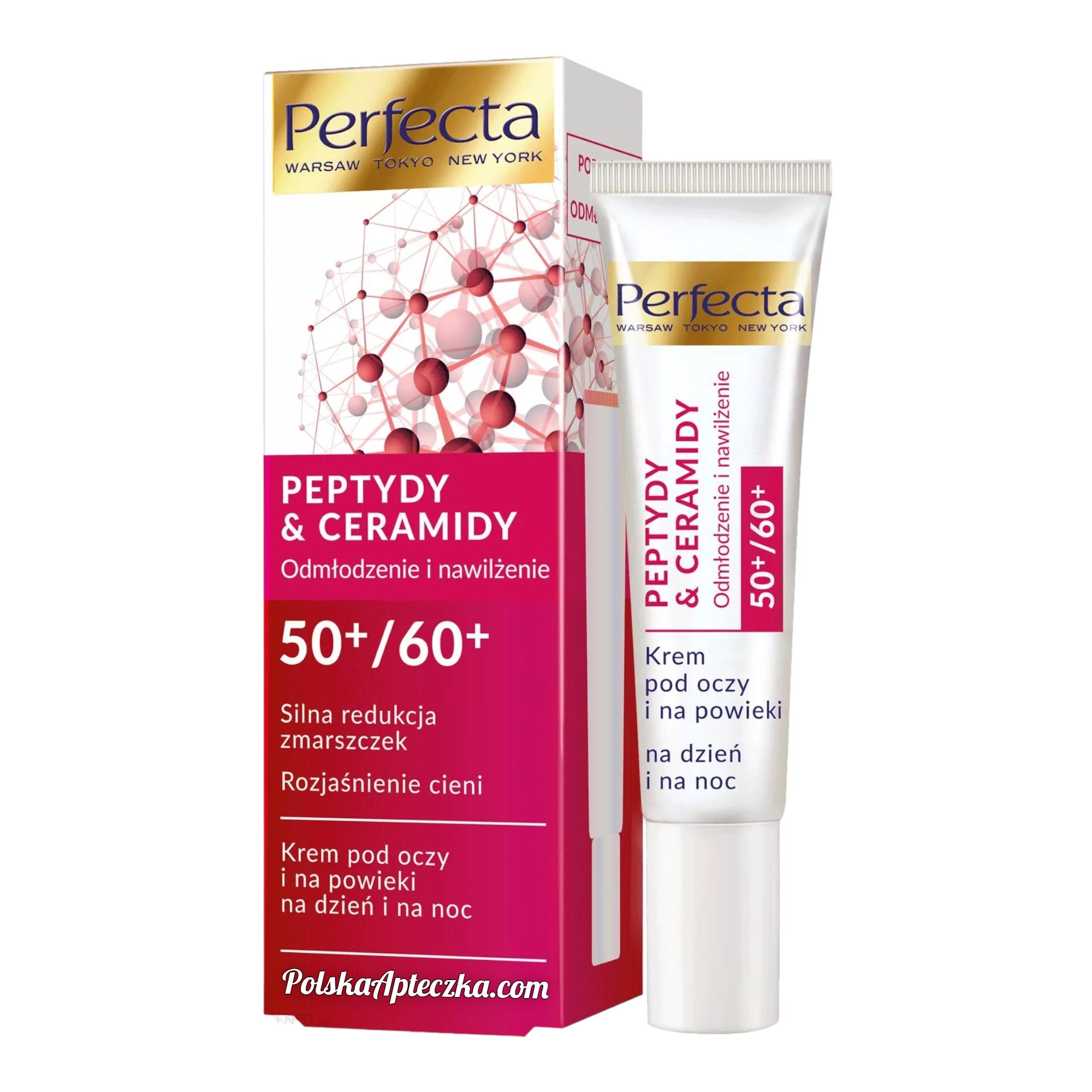 Perfecta Peptides and Ceramides Anti-Aging Eye Cream 50+/60+ 15ml