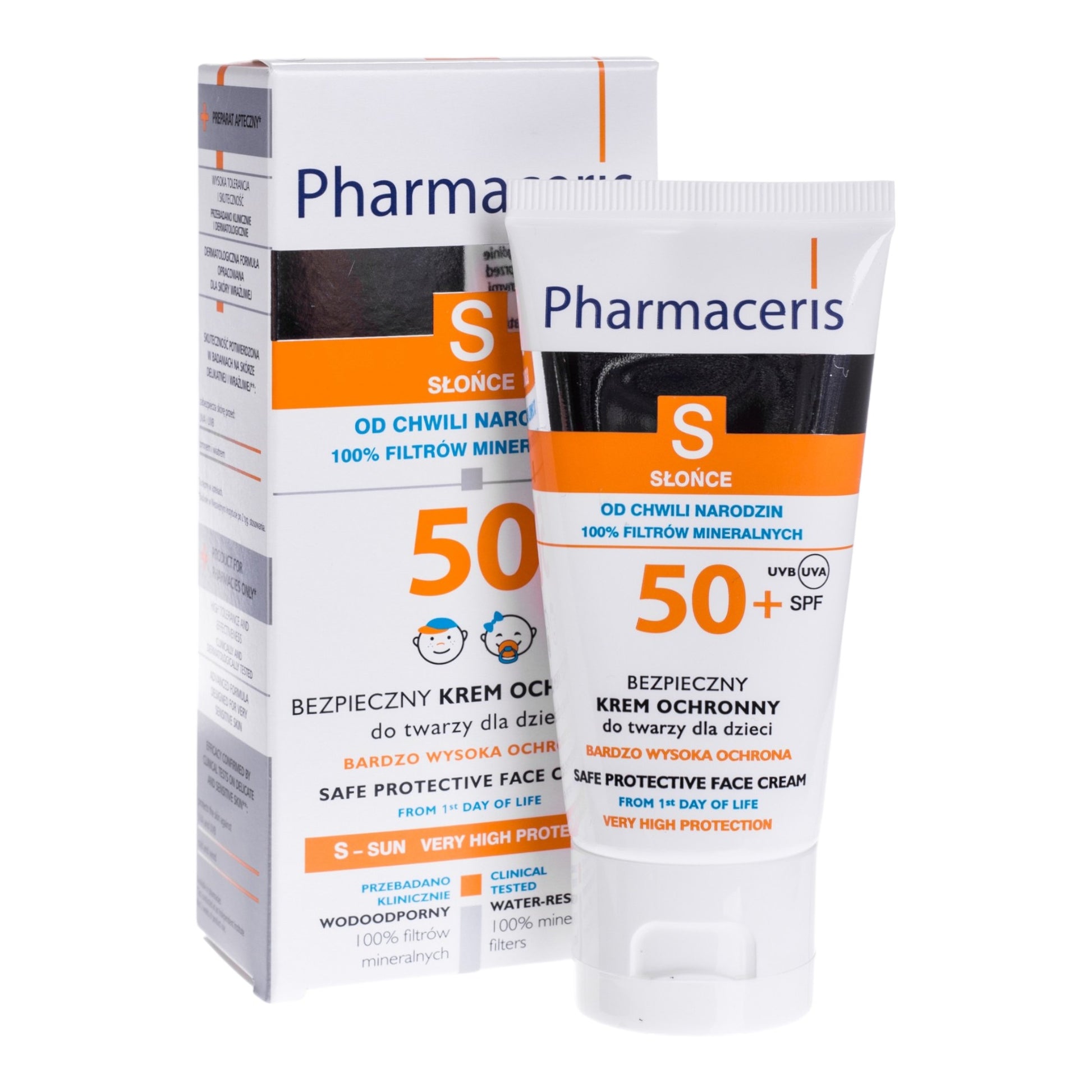 Pharmaceris S krem ochronny do twarzy dla dzieci SPF 50+ 50ml