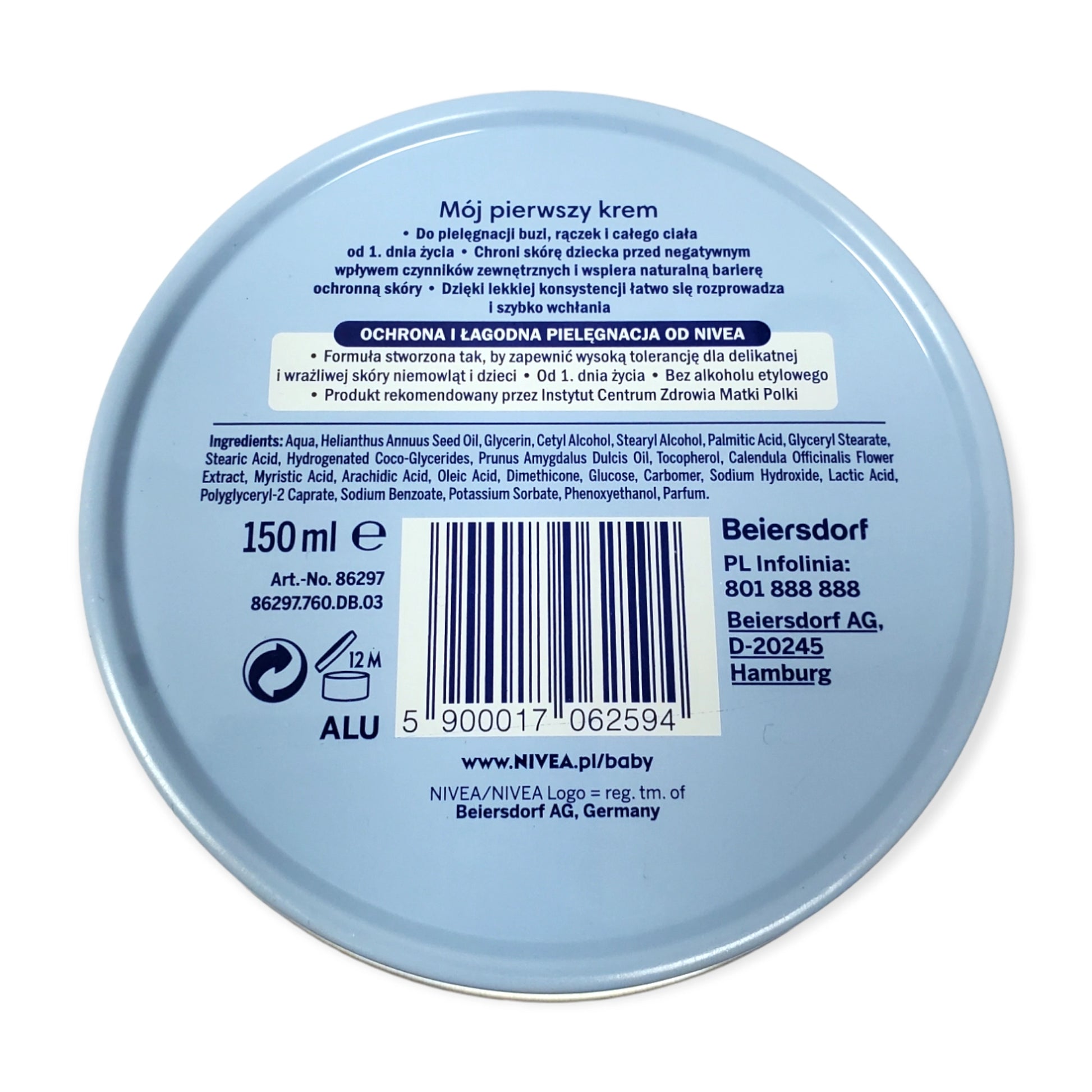 Nivea Baby Mój pierwszy krem od 1. dnia życia 150ml