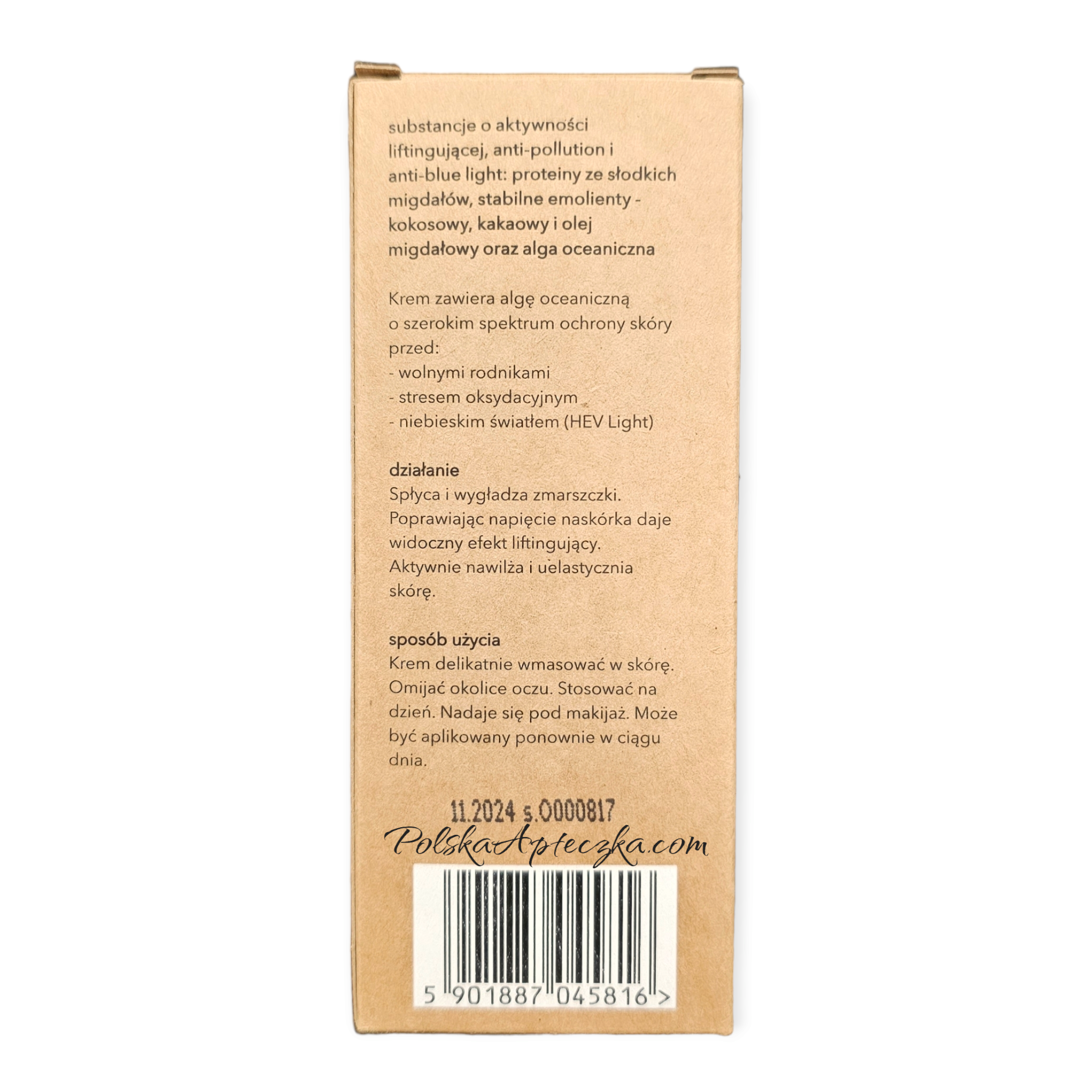 Ziaja, Baltic Home Spa Wellness lekki krem nawilżająco-liftingujący do twarzy 50 ml