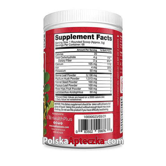 Super Colon Cleanse 12 oz (340g), HealthPlus
