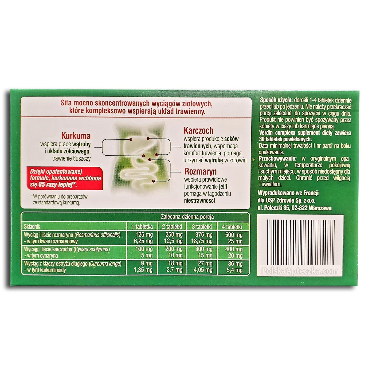 Verdin Complexx 30 tablets ingredients