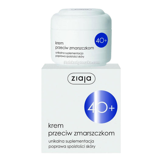 Ziaja, 40+  Poltlusty krem przeciw zmarszczkom na dzien i noc 50ml