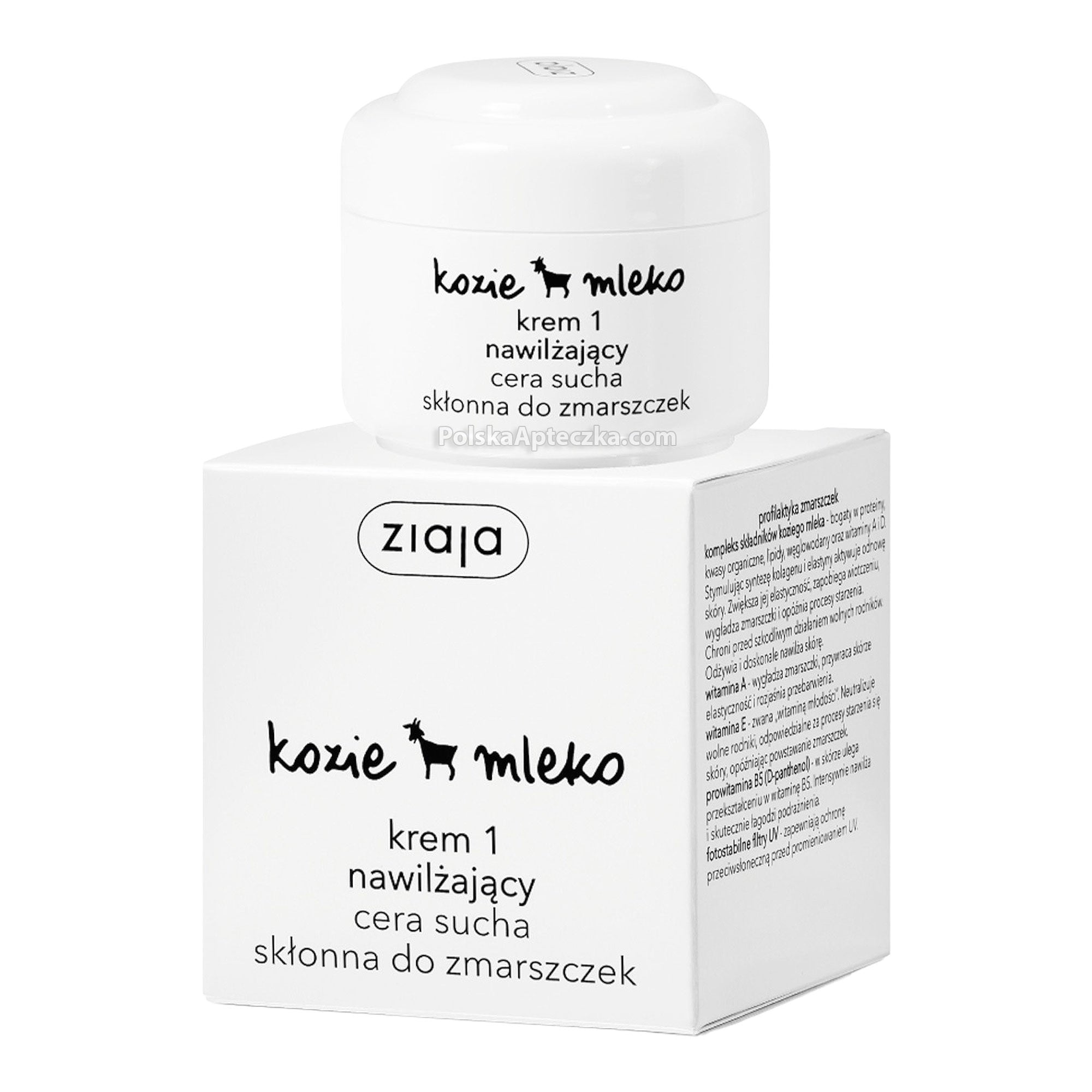 Ziaja, Kozie Mleko Krem 1 przeciwzmarszczkowo-nawilzajacy do twarzy 50ml